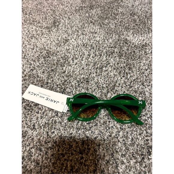 Janie and Jack green sunglasses size 4 and up C6-17 (2) - Picture 2 of 3